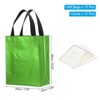 Unique Bargains Reusable Non-Woven Metallic Shiny Finish Gift Goodie Bags 12 Pcs - 2 of 4