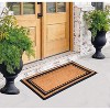 A1HC Coir & Rubber Door Mat 30"x48", Heavy Duty Front Porch Mat, Plain Classic Border Design - 3 of 4