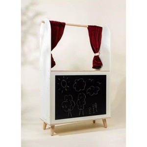 Coco Village - Wooden Play Market & Theater Stand - 1 of 4