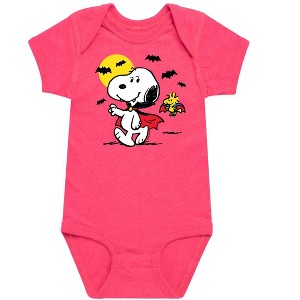 Boys' - Peanuts - Vampire Snoopy Woodstock Baby One Piece - 1 of 4