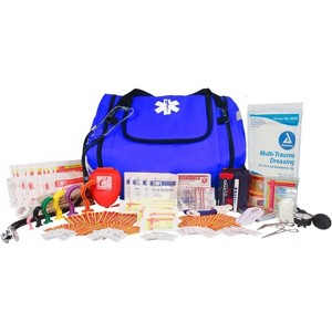First Responder Trauma First Aid Kit Bag – Fully Stocked Emergency
