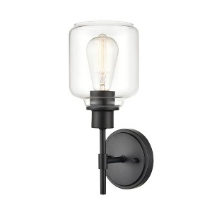 Millennium Lighting 1 - Light Vanity in  Matte Black - 1 of 2