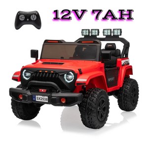 Jojoka 24V Power Wheel 2-Seater Kids Ride-On Car with Remote Control, 4WD 800W Motor, Off-road Car Toy with Adjustable Speeds, Built-in Music - 1 of 4