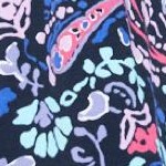 navy paisley