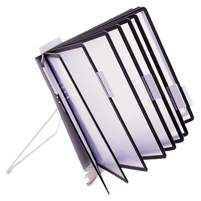 Durable InstaView Expandable Desktop Reference System with Black Borders 10 Panels 561201