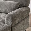Hrinhom 34.7"W Modern Chaise Lounge,Upholstered Indoor Leisure Sofa Recliner, Chair Sleeper - 3 of 4