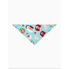 PATPAT Christmas Matching Family Pajamas Set Gingerbread Print Blue and RedPuS with Christmas Socks Light Blue - 3 of 4