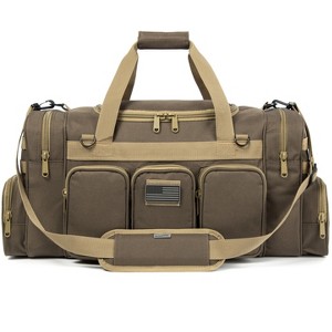 K-Cliffs Tactical Range Duffel Heavy Duty Lockable Travel Bag Quality 27" Sport Gym Bag with US Flag Patch - 1 of 4