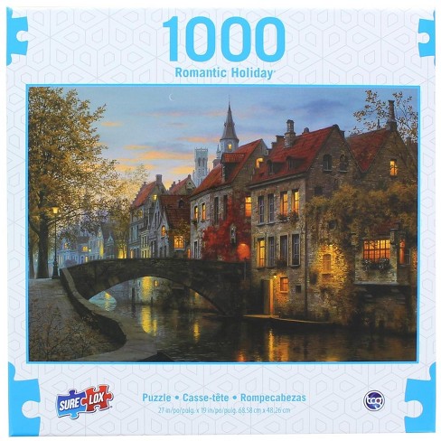 The Canadian Group Romantic Holiday 1000 Piece Jigsaw Puzzle Silent Evening Target