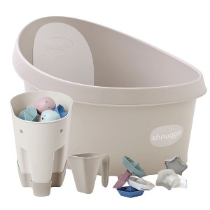 Shnuggle Splash & Play Bundle: Toddler Bath & Accessories Bundle - 5-Piece Set for Fun & Safe Bath Times - 1 of 2