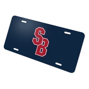 Stony Brook University Secondary Logo Novelty Metal Vanity Tag License Plate - 1 of 4