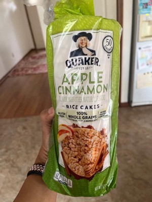 Quaker Large Rice Cake Apple Cinn - 6.53oz : Target