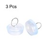 Unique Bargains Rubber Clear Hanging Ring Bathtub Kitchen Drain Stopper 3 Pcs - 3 of 4