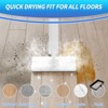 FUFU&GAGA White Steam Mop: Chemical - Free, Adjustable Steam Modes. 230°F Sterilization. Fits All Floors, Quick - Drying & Efficient - 3 of 4