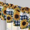 Sunflower Window Valance Gold 84in x 16in + 2in by Barefoot Bungalow - 4 of 4