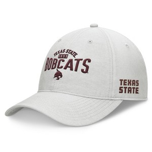 NCAA Texas State Bobcats Unstructured Chambray Cotton Hat - Gray - 1 of 4