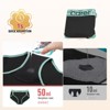 CARER Period Underwear for Women Girl Leak-proof Panties for Women Incontinence Menstrual Hipster - Mild Absorbency (Black) S - 2 of 4