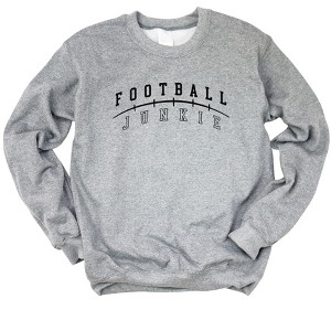 Simply Sage Market Women's Football Junkie Gildan Sweatshirt - 1 of 2