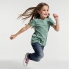 Mightly Girls Fair Trade Organic Cotton Short Sleeve Ribbed Scoop Neck Tee - 2 of 3
