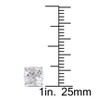 EVERLY JEWELRY | Sterling Silver 2 1/2ct TGW White Topaz Solitaire Stud Earrings - 2 of 2