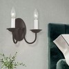Livex Lighting Home Basics 2 - Light Wall Light in  Bronze - 3 of 4