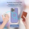 iHome Premium iPhone 16 Pro Max Case, MagSafe Compatible, Drop Protection with Shock-Absorbing Bumpers, Lavender - 2 of 4