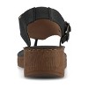Journee Collection Womens Mckell Wedge Heel Buckle Sandals - 3 of 4