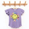The Juniper Shop SmileyWorld Time For School Flutter Sleeve Tee - 3 of 4