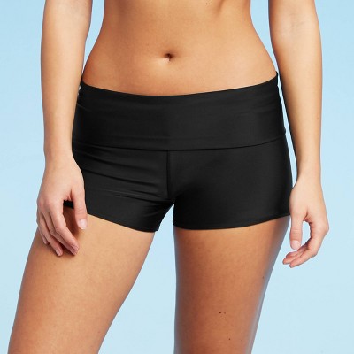 high waisted swim shorts target