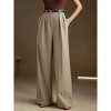 Coolmee Women's High Waisted Work Pants Business Casual Outfits Office Dress Pants Trousers with Pockets - 2 of 4
