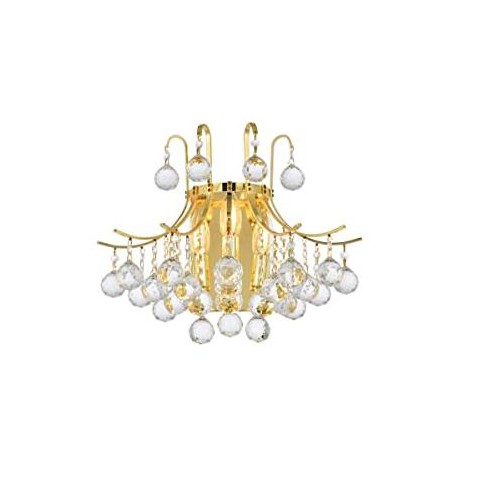 Elegant Lighting Toureg 3 light Gold Wall Sconce Clear Royal Cut Crystal - image 1 of 4