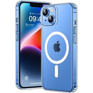 Entronix [Magnetic] Case Compatible with iPhone 13 - [Hard Back] Slim Clear - 1 of 1