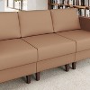 Flash Furniture HERCULES Artemis Upholstered Middle Reception Chair with Wooden Walnut Legs with Adjustable Floor Glides - 2 of 4