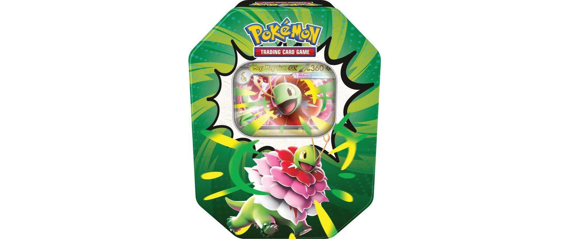Pokemon TCG: Mega Evolution - Ascended Heroes Tin - Mega Meganium ex (4 Packs, Promo Card)