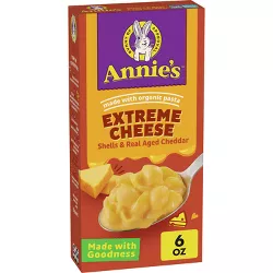 Annie's Extra Cheese Shells Aged Cheddar - 6oz