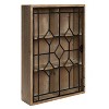 Megara Decorative Wooden Wall Hanging Curio Cabinet: Vintage Farmhouse Display - Kate & Laurel All Things Decor - 2 of 4