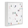 Stupell Industries Skiing Slopes Winter Snow Scene Black Framed Giclee Art - 3 of 4