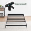 Universal Metal Bed Frame with Storage - Heavy Duty Platform for Twin/Full/Queen/King, No Box Spring - 4 of 4