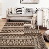 Vintage Patchwork Runner Rug - Machine Washable, Non-Slip, Stain-Resistant, Geometric Design, Foldable, Soft Low-Pile for Hallway - 2 of 4