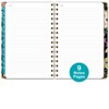 Global Printed Products Hardcover CY 2025 Fashion Planner - 5.5"x8" (Black Floral Pink) - 4 of 4