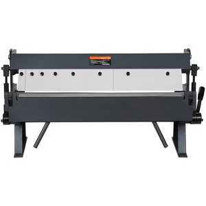 VEVOR Box and Pan Brake, 24-Inch, 0-130 Degrees Sheet Metal Bending Brake, Portable Metal Bender with 20 Gauge Low Carbon Steel, Black - 1 of 4