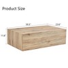FURNIinspire End Tables Light Wood Texture MDF End Table, Simple Modern Style, Coffee Table End Table For Living Room, Brown, 43"*22"*17" - 3 of 4