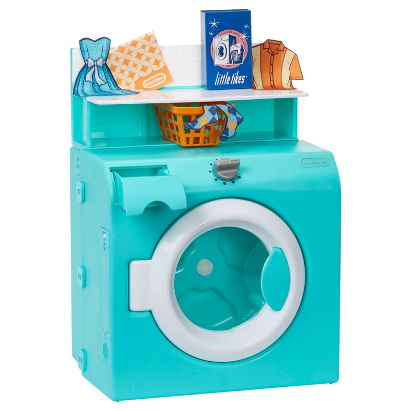 Little Tikes Retro &#8216;50s Inspired Washer Dryer Realistic Pretend Play Laundry Washing Machine Appliance, 1 of 9