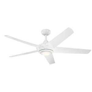 Kichler Lighting Kapono 1 - Light Ceiling Fan in  White - 1 of 4