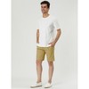 Lars Amadeus Men's Summer Swim Elastic Waistband Drawstring Pockets Patterned Beach Board Shorts - 4 of 4