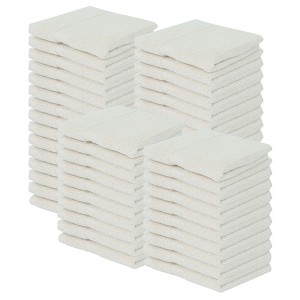 Splash Zero Twist 100% Ring Spun Cotton Face Washcloth Set – Reversible, 550 GSM, Soft, Lightweight, Highly Absorbent Towels for Bathroom - 1 of 4
