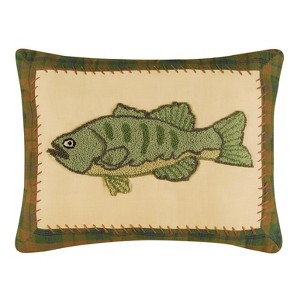 C&F Home Fish Tufted Pillow - 1 of 1