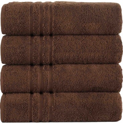 4pc Turkish Cotton Bath Towel Set