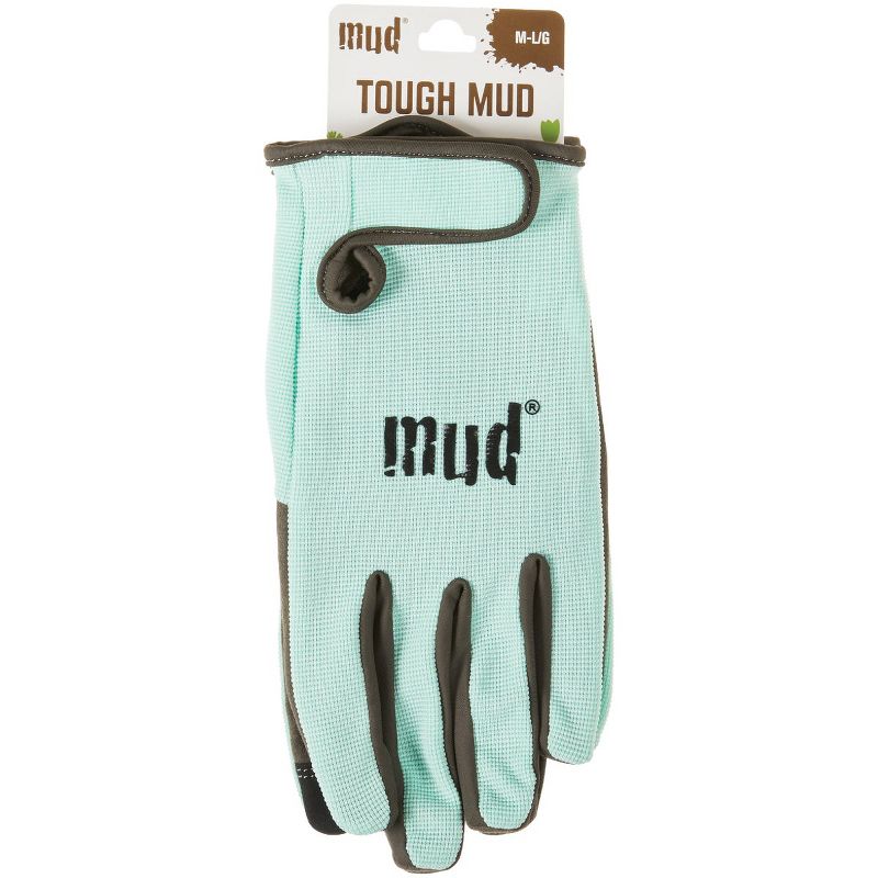 Mud Gloves  Women's Medium/Large Synthetic Leather Mint Garden Glove MD51001MT-WML, 2 of 3