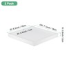 Unique Bargains Ceramic Durable Indoor Decorative Plant Saucer 2 Pcs - 2 of 4